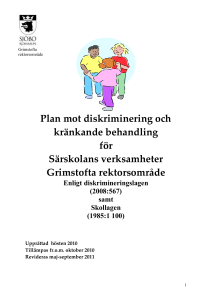 Konkreta mål för 2010-2011.