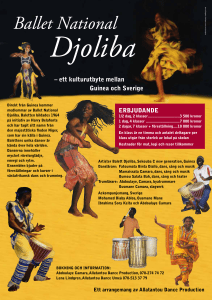 ett kulturutbyte mellan Guinea och Sverige