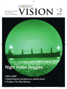 Night Vision Goggles - Sveriges Kontaktlinsförening