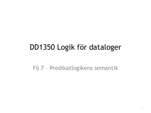 DD1350 Logik för dataloger