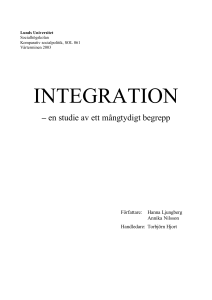 integration - Lunds universitet