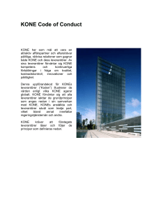 KONE supplier code of conduct_SE