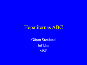 Hepatitens ABC - Landstinget Sörmland