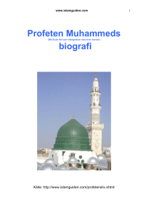 Profeten Muhammeds biografi
