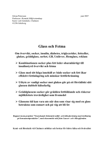 Glass och Fetma - Chalmers Publication Library