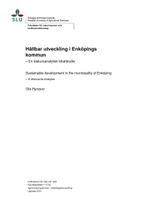 Hållbar utveckling i Enköpings kommun