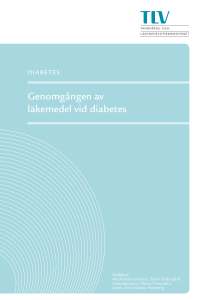 Rapport - genomgången av läkemedel vid diabetes