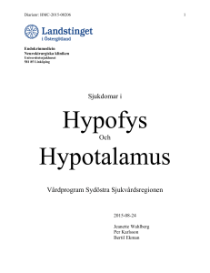 Vårdprogam hypofys