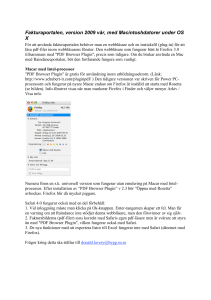 Fakturaportalen, version 2009 vår, med Macintoshdatorer under OS X