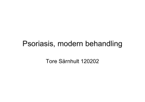 Psoriasis, modern behandling