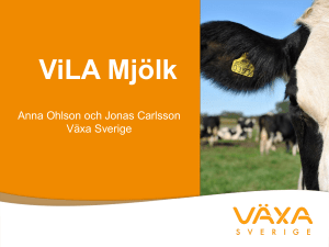 ViLA Mjölk - Växa Sverige