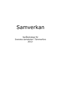 Samverkan - Svenska samskolan i Tammerfors