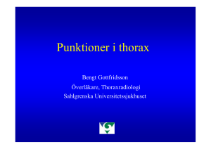 Punktioner i thorax