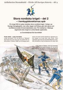 Stora nordiska kriget – del 2