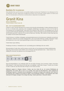 Granit Kina - Välkommen till Granit Fonder