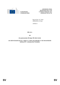 Avtal om inrättande av den internationella stiftelsen EU