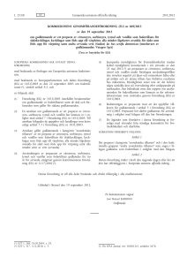 Kommissionens genomförandeförordning (EU) nr 849