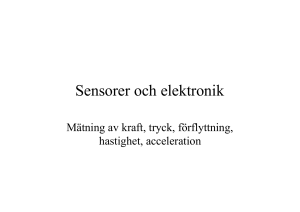 Sensorer och elektronik