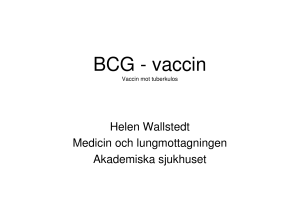BCG - vaccin