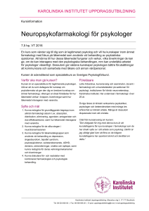Neuropsykofarmakologi för psykologer
