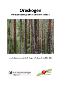 Oreskogen - Naturskyddsföreningen i Rättvik
