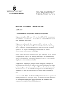 Bulgarien, MR-rapport 2010