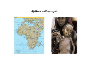 Afrika- i svältens spår
