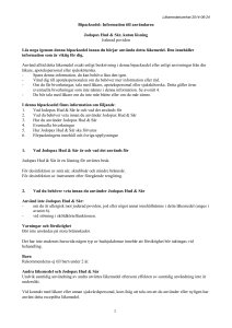 Läkemedelsverket 2014-06-24 Bipacksedel: Information till