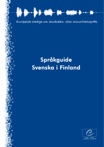 Språkguide Svenska i Finland