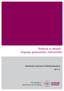 Riskbruk av alkohol