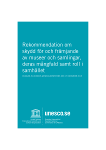 Unescos rekommendation om museer och samlingar