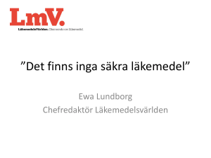 Ewa Lundborg - Läkemedelsvärlden