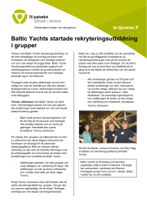 Baltic Yachts - Paikalliset TE