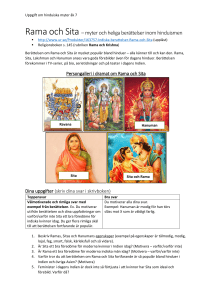 Rama och Sita – myter och heliga berättelser inom hinduismen
