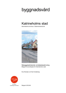 byggnadsvård - Katrineholm