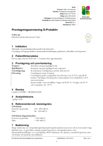 Provtagningsanvisning S