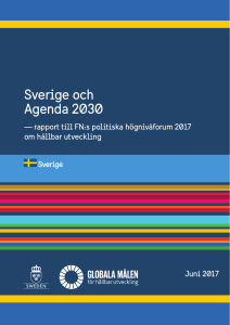 Sverige och Agenda 2030