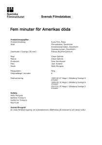 Svensk Filmdatabas - Fem minuter för Amerikas döda