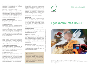 Broschyr -EK-HACCP 0712.indd