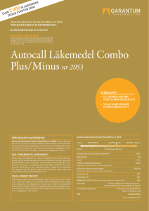 Autocall Läkemedel Combo Plus/Minus nr 2053