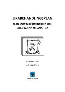 plan mot diskriminering och