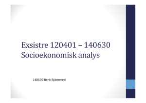 Microsoft PowerPoint - 2014-06-09 Sociekonomisk