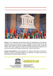 Unesco är FN:s organisation för samarbete