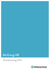 Ale Energi AB - Göteborg Energi
