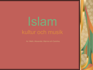 Islam kultur och musik - religion-slotte