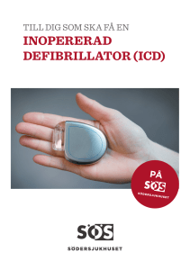 inopererad defibrillator (icd)