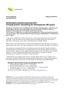 Heliospectra Pressrelease 2015-08-31 Svenska