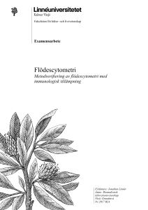 Flödescytometri: Metodverifiering av flödescytometri med