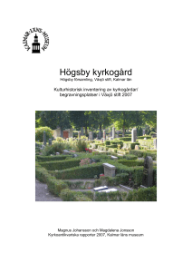 Högsby kyrkogård - Kalmar läns museum