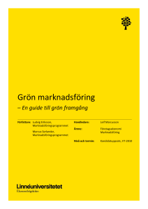 Grön marknadsföring